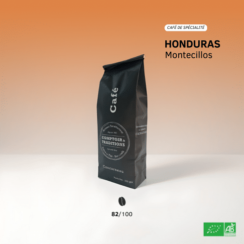 AMERIQUE CENTRALE specialite BIO - Café Honduras - Montecillos - Lavé - Biologique